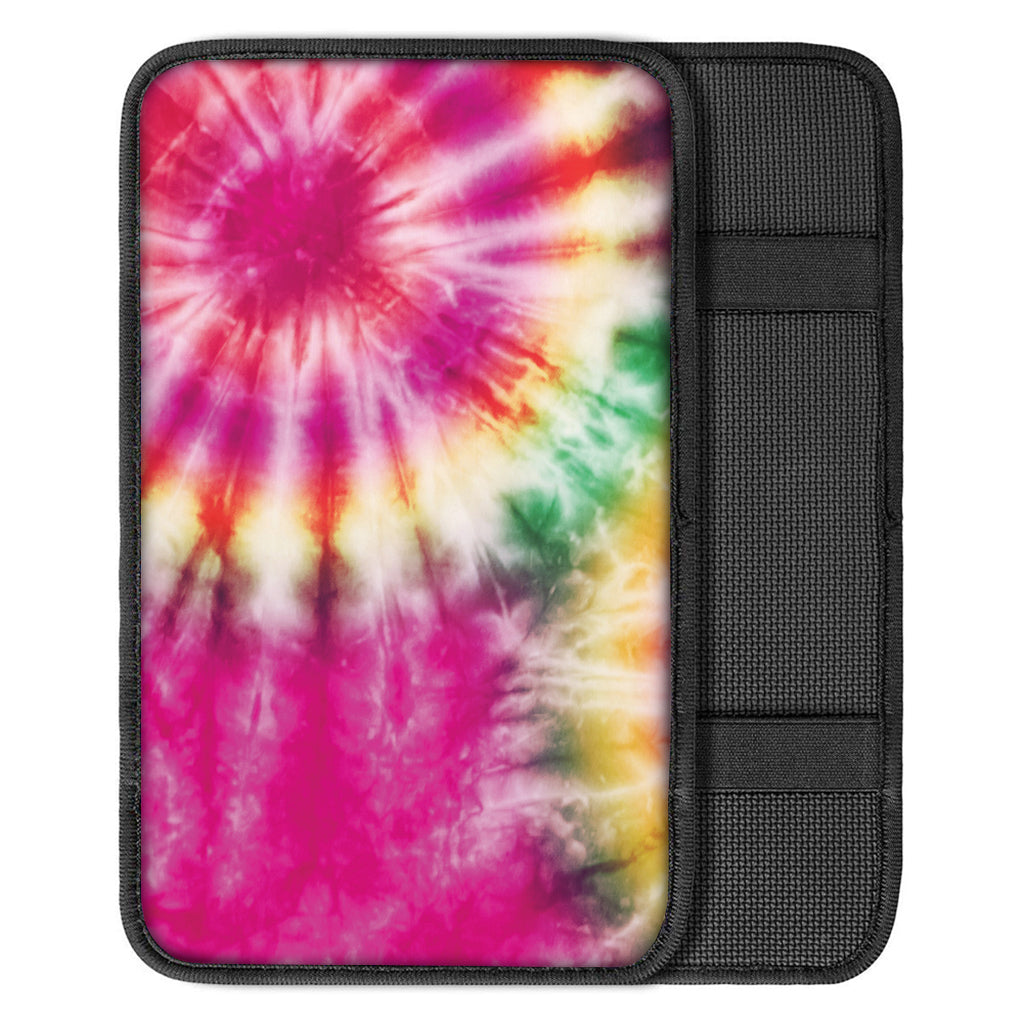 Double Tie Dye Print Car Center Console Cover