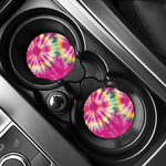 Double Tie Dye Print Car Coasters