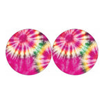Double Tie Dye Print Car Coasters