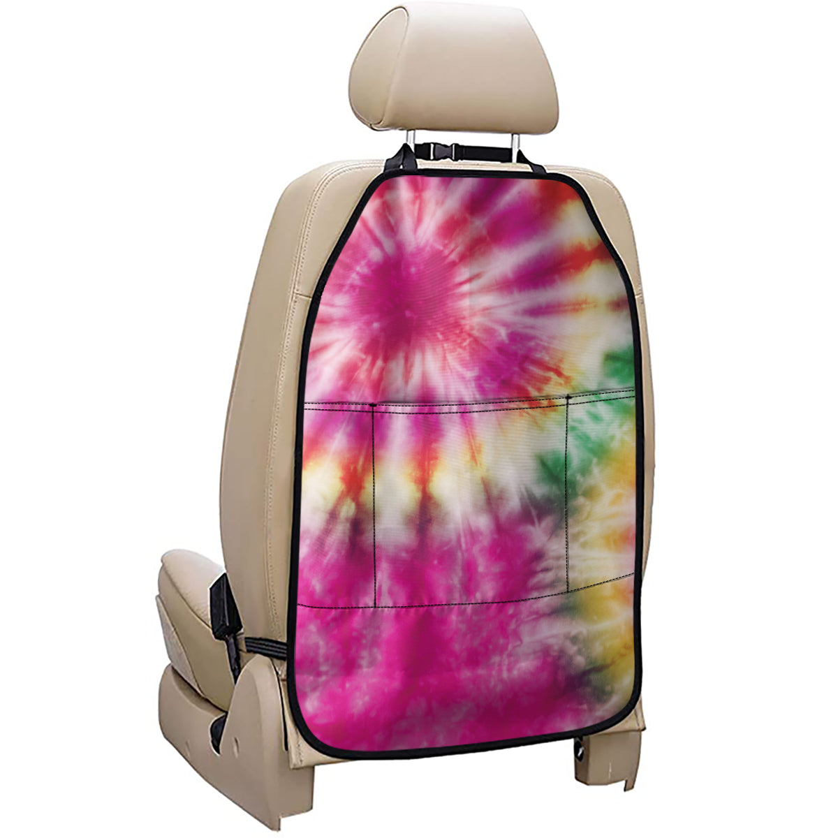 Double Tie Dye Print Car Seat Organizers