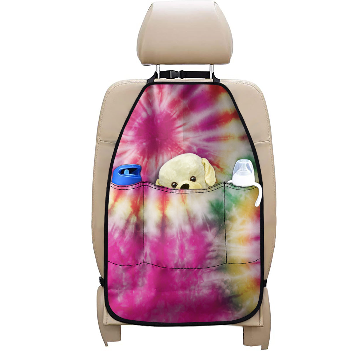 Double Tie Dye Print Car Seat Organizers