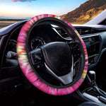 Double Tie Dye Print Car Steering Wheel Cover