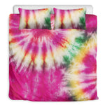 Double Tie Dye Print Duvet Cover Bedding Set