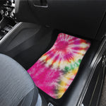 Double Tie Dye Print Front and Back Car Floor Mats