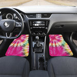 Double Tie Dye Print Front Car Floor Mats