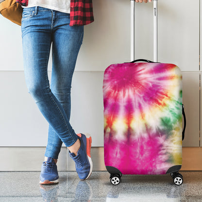 Double Tie Dye Print Luggage Cover