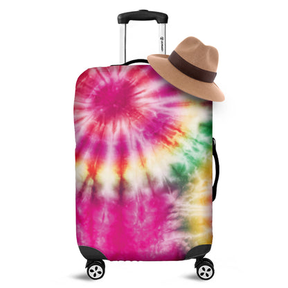 Double Tie Dye Print Luggage Cover