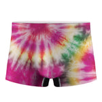 Double Tie Dye Print Men's Boxer Briefs