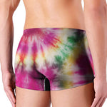 Double Tie Dye Print Men's Boxer Briefs