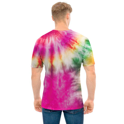 Double Tie Dye Print Men's T-Shirt