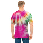 Double Tie Dye Print Men's T-Shirt