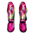 Double Tie Dye Print Muay Thai Shin Guards