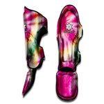 Double Tie Dye Print Muay Thai Shin Guard