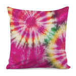 Double Tie Dye Print Pillow Cover