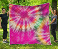 Double Tie Dye Print Quilt