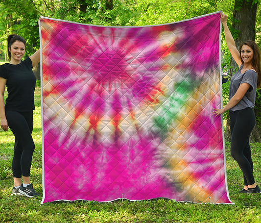 Double Tie Dye Print Quilt
