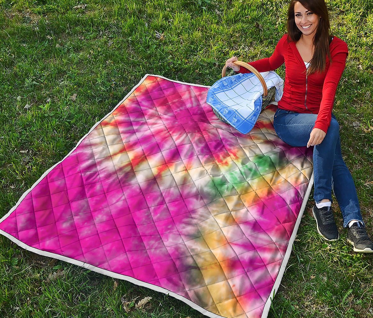 Double Tie Dye Print Quilt