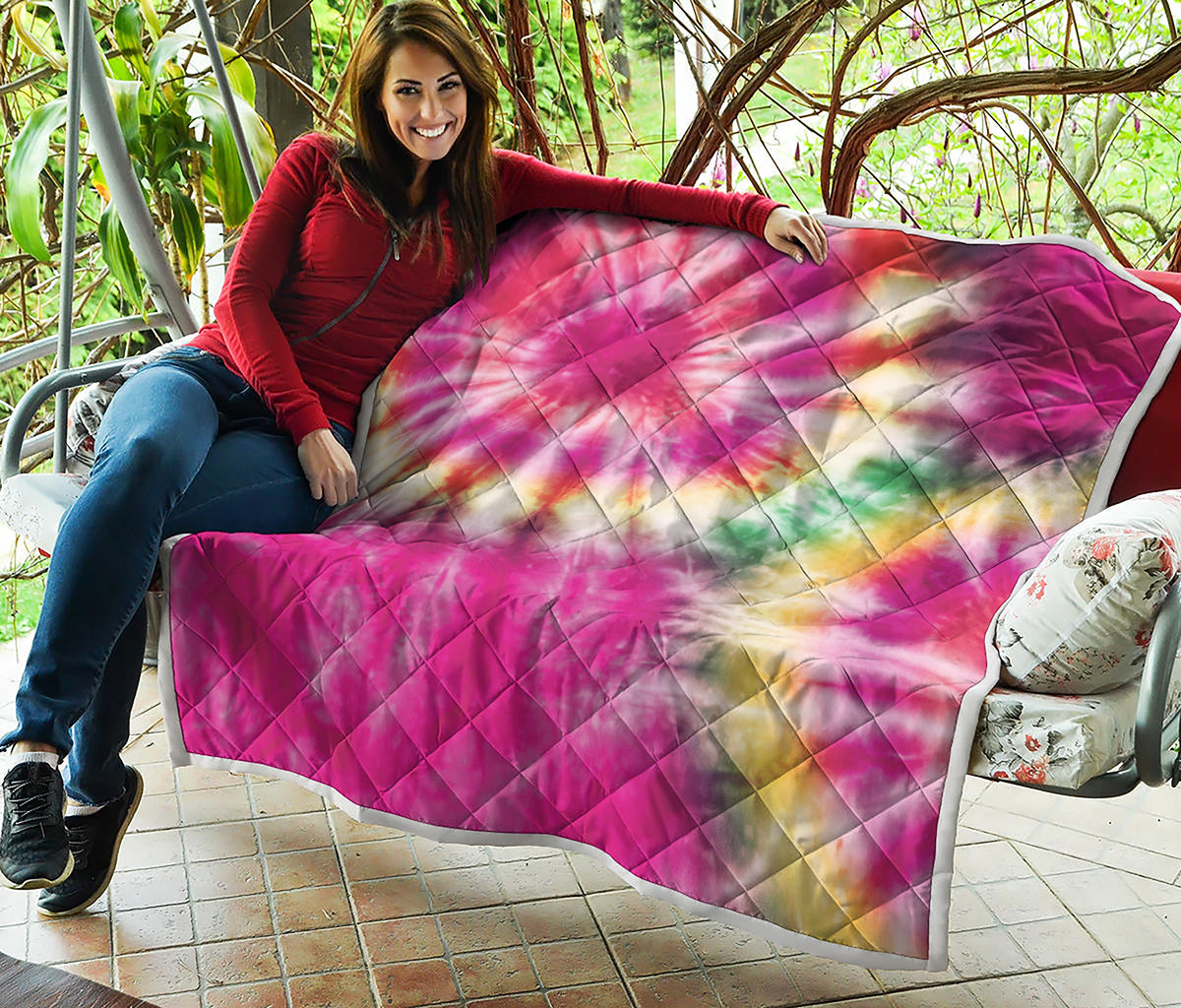 Double Tie Dye Print Quilt