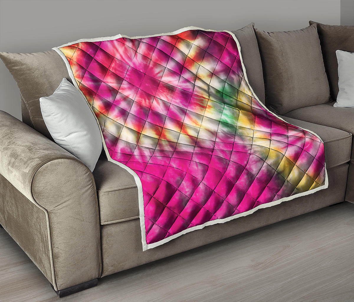 Double Tie Dye Print Quilt