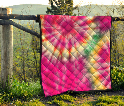 Double Tie Dye Print Quilt