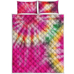Double Tie Dye Print Quilt Bed Set
