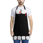 Dracula Fang Print Apron