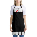 Dracula Fang Print Apron