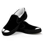 Dracula Fang Print Black Slip On Shoes