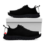 Dracula Fang Print Black Sneakers
