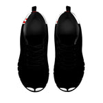 Dracula Fang Print Black Sneakers