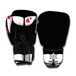 Dracula Fang Print Boxing Gloves