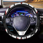 Dracula Fang Print Car Steering Wheel Cover