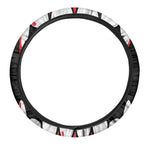 Dracula Fang Print Car Steering Wheel Cover