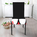 Dracula Fang Print Dining Chair Slipcover