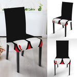 Dracula Fang Print Dining Chair Slipcover