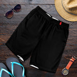 Dracula Fang Print Men's Shorts