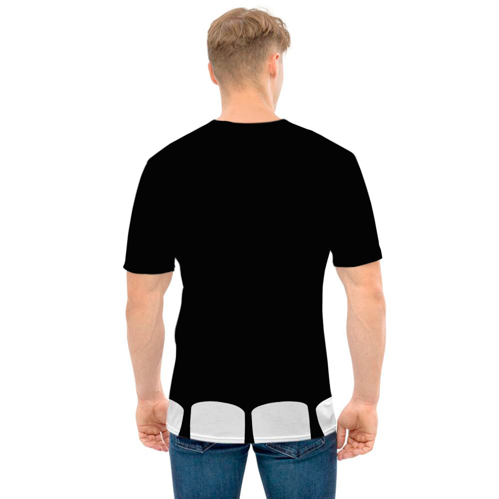 Dracula Fang Print Men's T-Shirt