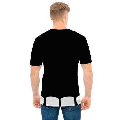 Dracula Fang Print Men's T-Shirt