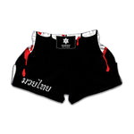 Dracula Fang Print Muay Thai Boxing Shorts