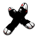 Dracula Fang Print Muay Thai Shin Guard