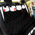 Dracula Fang Print Pet Car Back Seat Cover