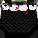 Dracula Fang Print Pet Car Back Seat Cover