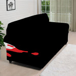 Dracula Fang Print Sofa Cover