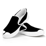Dracula Fang Print White Slip On Shoes