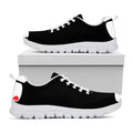 Dracula Fang Print White Running Shoes