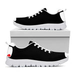 Dracula Fang Print White Sneakers