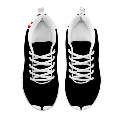 Dracula Fang Print White Sneakers
