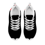 Dracula Fang Print White Sneakers