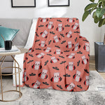 Dracula Pig Pattern Print Blanket