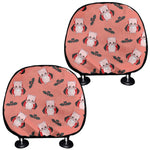 Dracula Pig Pattern Print Car Headrest Covers